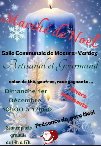 1er décembre 2024. Marché de Noël à la salle communale de Moeurs-Verdey